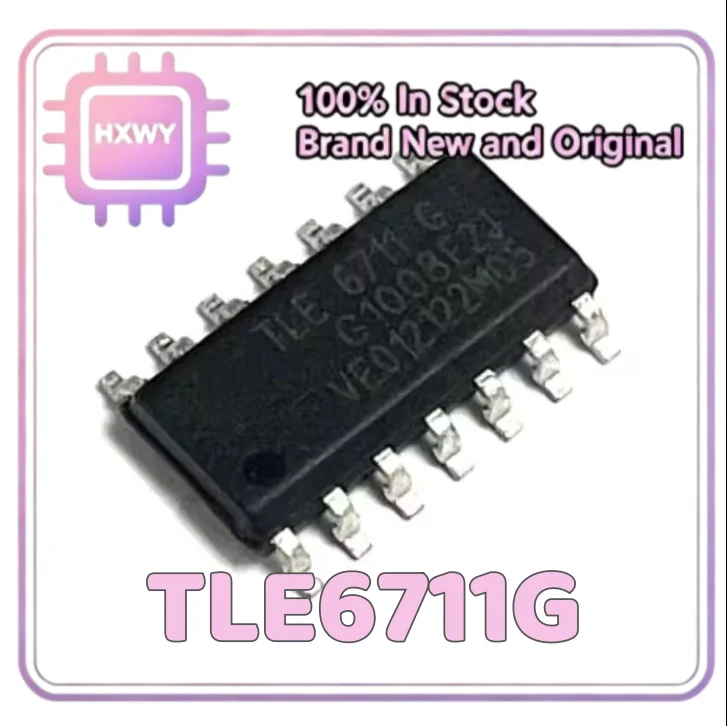 (10/50 Pieces) TLE6711G 6711G SOP-14 Automotive Power Management IC Factory Wholesale Original Electronic Components Fast
