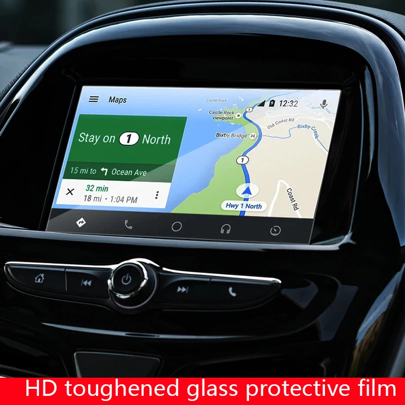 For Chevrolet Spark M400 2016-2020 GPS Navigation screen tempered glass protective film Auto interior sticker is scratch resista