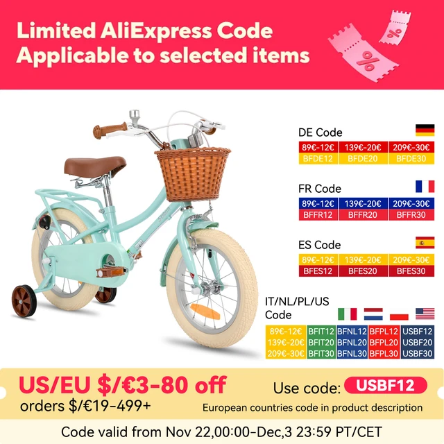 16 inch girls bike with basket hotsell