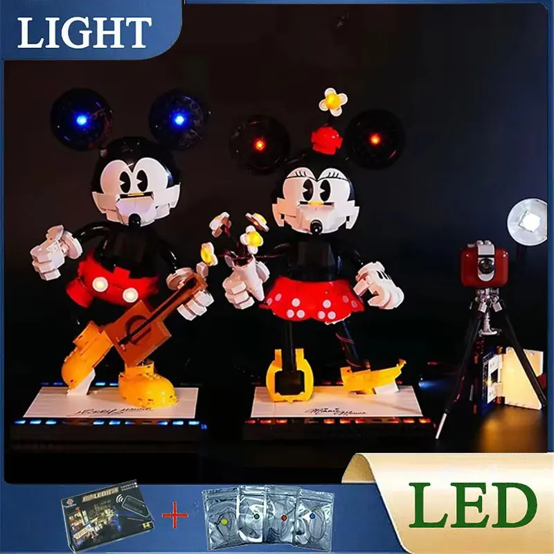 

RC DIY LED Light Kit For LEGO 43179 Mouse Set DIY Toys ( Only LED Light,Without Blocks Model)