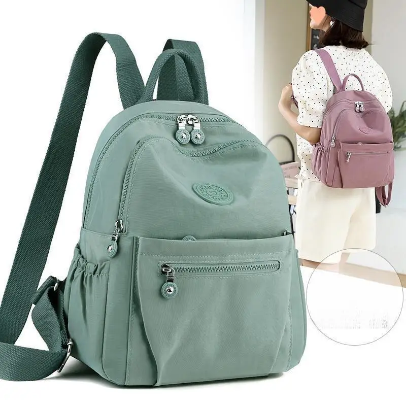 حقيبة تخزين عصرية جديدة من النايلون للنساء 2025 حقيبة ظهر ذات سعة كبيرة حقيبة سفر عصرية خفيفة الوزن للخروج في العمل #2