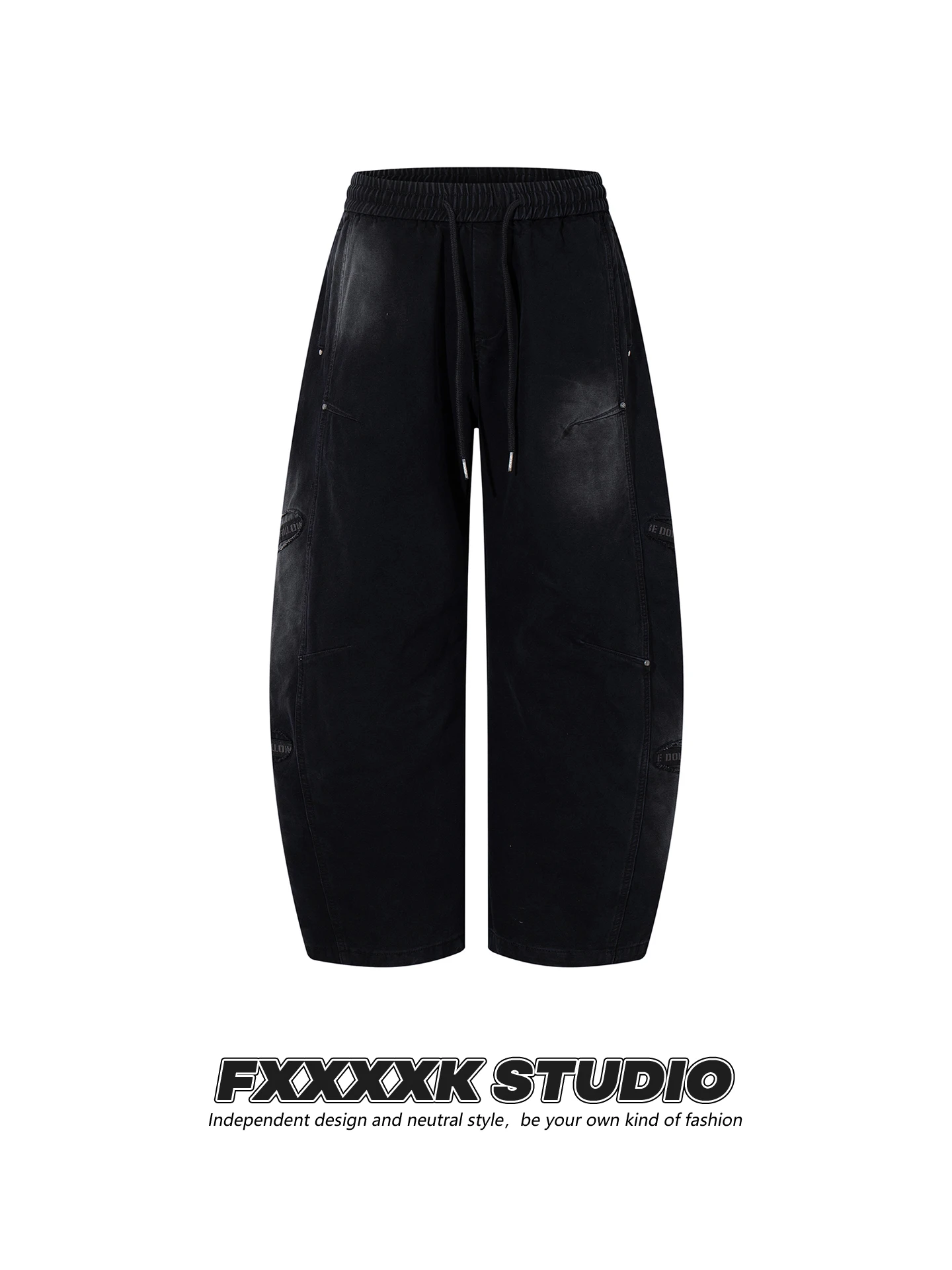 

Джинсы FXK Original American High Street Design, свободного кроя, унисекс, с эффектом потертости, повседневные, из денима.