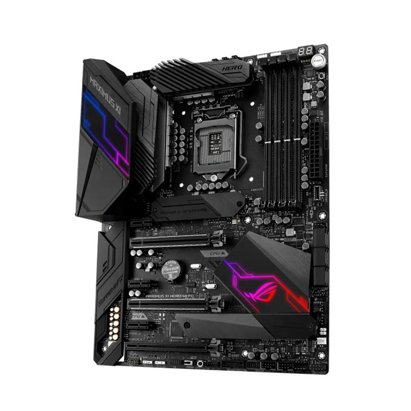 ASUS ROG MAXIMUS XI HERO Motherboard LGA1151 Support Core i5-9400F 8600K i7-9700F i9-9900KF CPU Intel Z390 4xDDR4 M.2 ATX