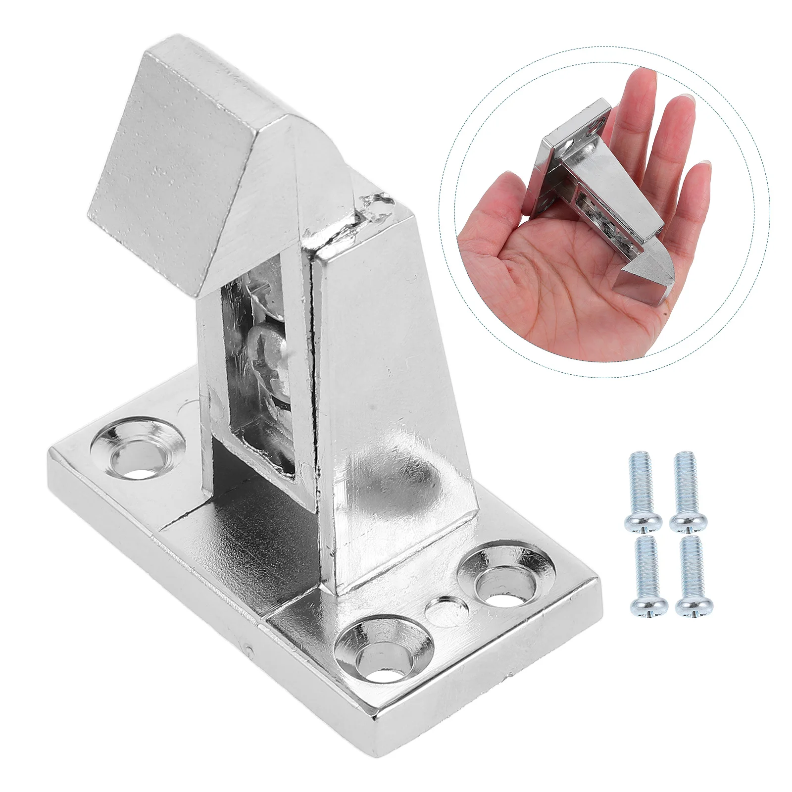 

1 комплект, сверхмощный замок для холодильника для автодома, регулируемый сплав цинка, прочный встроенный монтаж, замена оборудования для холодильника