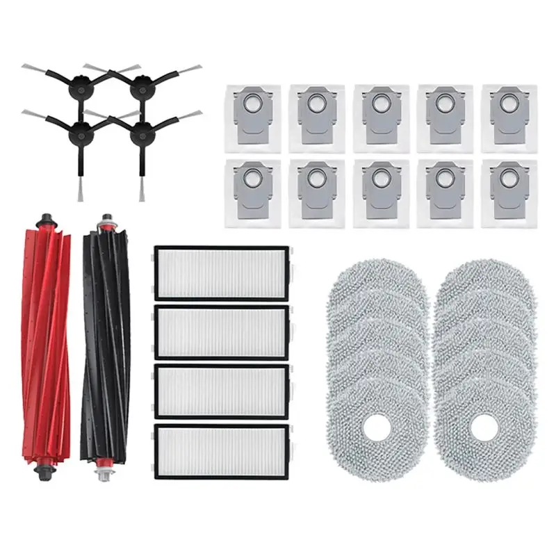 

B25B для Roborock Qrevo Master, основная боковая щетка для пылесоса, HEPA-фильтр, подушечки для швабры, мешок для пыли, запасные части, аксессуары