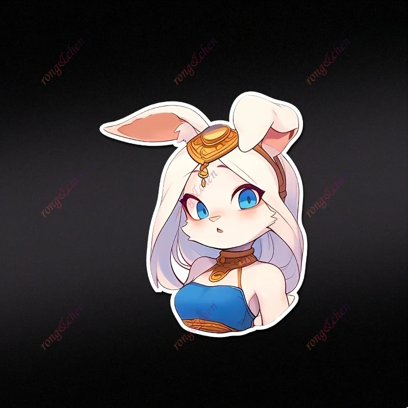 

Funny Car Sticker Rabbit Ear for Car Motorcycle Racing Helmet Laptop Trunk Body Car Window Surfboard Waterproof PVC Vinyl Decals