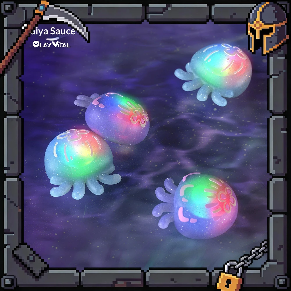 PlayVital Game Rocker Cap Silicone Material Is Sweat-Proof Does Not Slip Luminous Rocker Cartoon Series Multi-Style Optional