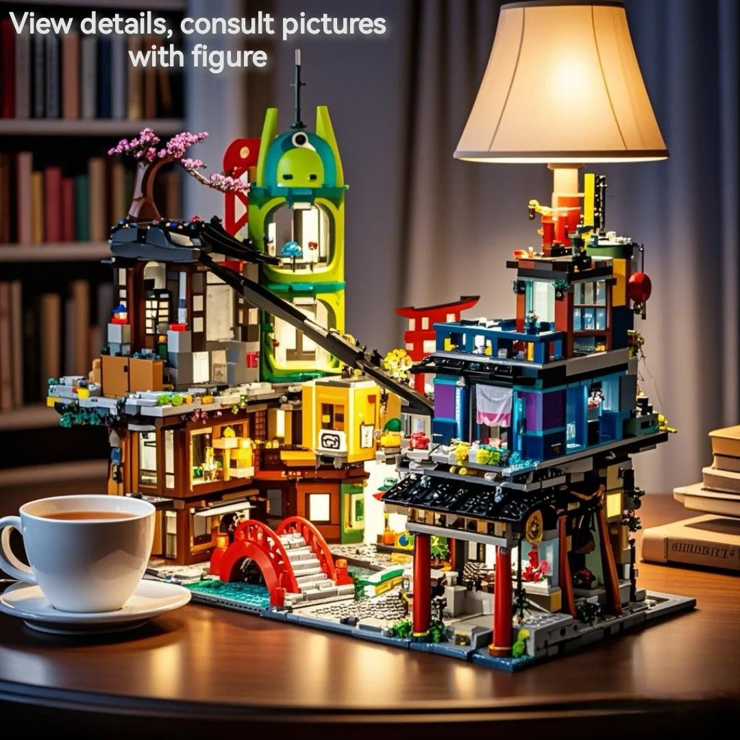 

IN STOCK Hot Toys 6163 PCS City Markets Building Blocks Bricks Birthday Christmas Gift Toys Compatible With 71799