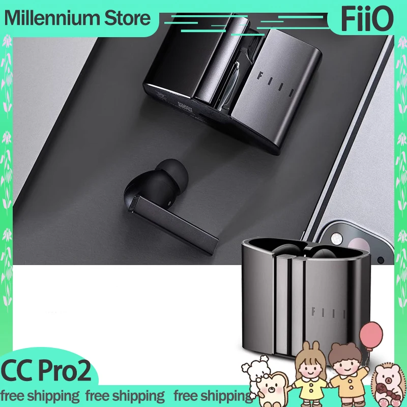 FiiO CC Pro2 Headset Wireless Bluetooth Earphones Lightweight Earphone Esports Gaming Headphones Customized MAF Headphones Gift