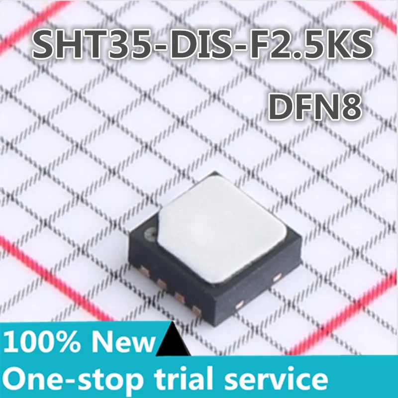 1-100PCS SHT35-DIS-F  SHT35 DFN8 digital Temperature and humidity sensor with waterproof breathable protective film