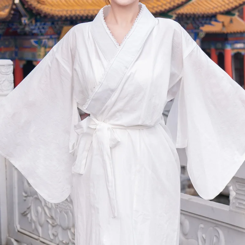 Women Japanese Kimono Yukata Haori White Inner Top Formal Kimono Base Layer Matching Underwear Costume