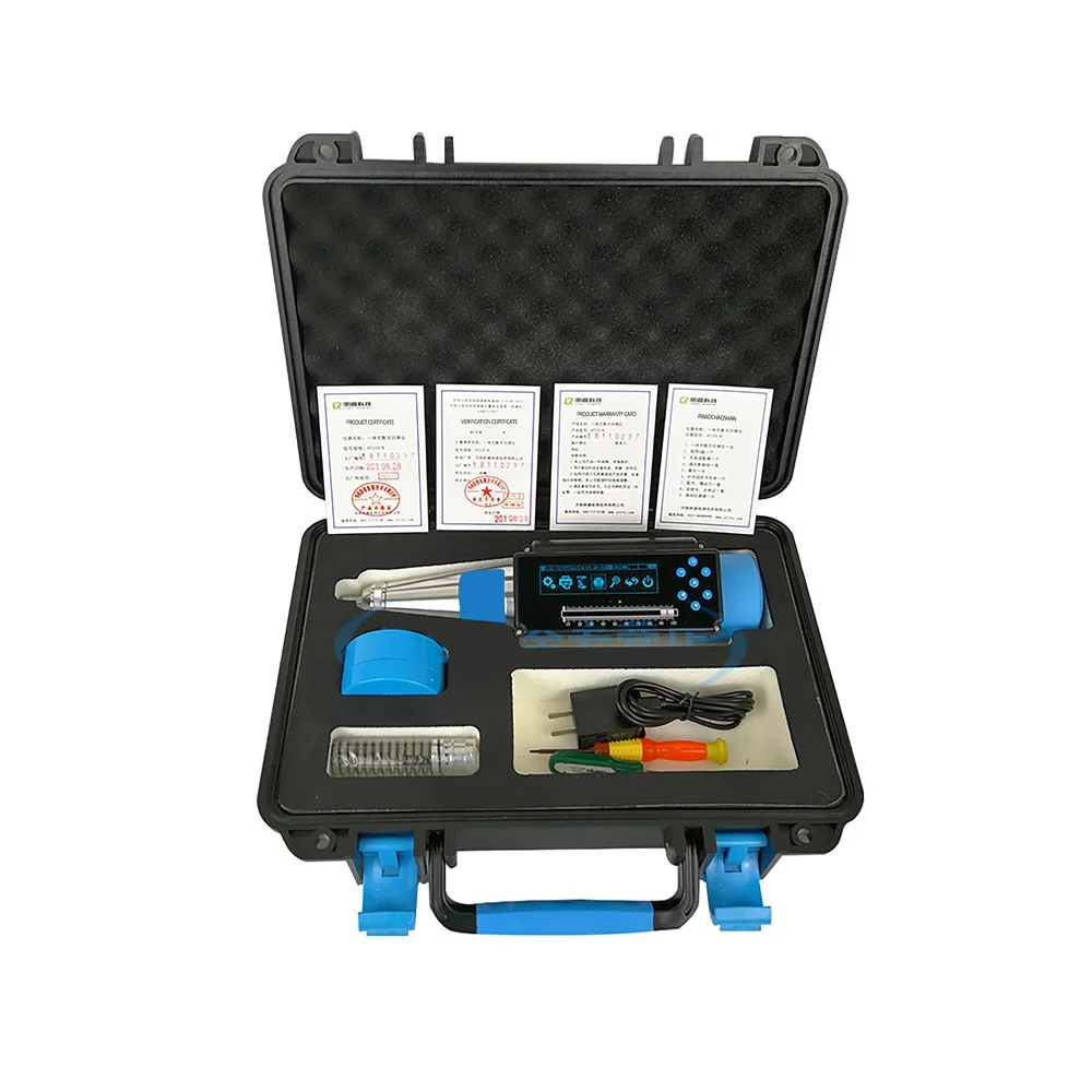 Digital Display Concrete Rebound Meter Concrete Strength Tester High Strength Compressive Mortar Brick Testing Equipment HT-225B
