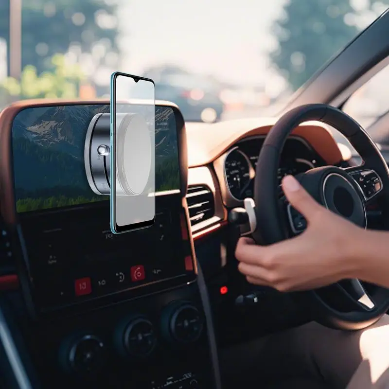 

Magnetic Phone Holder Dashboard Phone Holder 360 Rotation Cellphone Support Cradle Powerful Suction Stand For Automobile