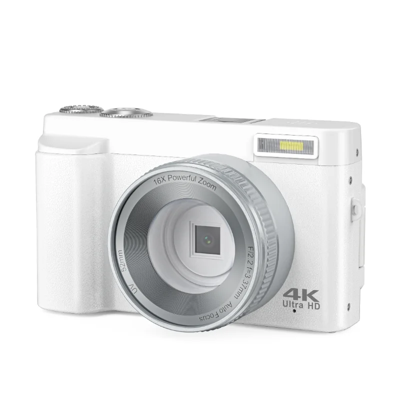 Sonida Digitalkamera Fotografie Kamera 48MP Autofocu Vlog Videorecorder Kompakte Kameras 180-Grad-Drehung Flip Screen