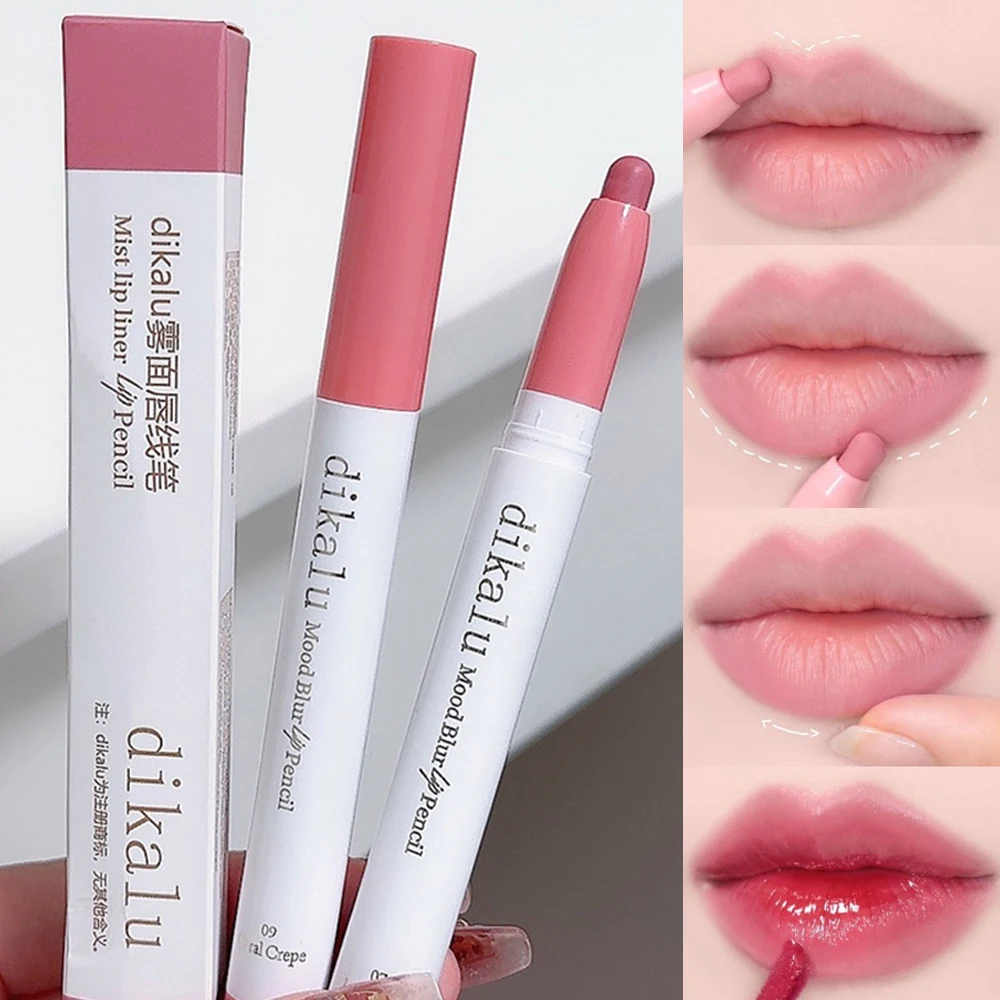 Matte Roze Lipliner Potlood Waterdicht Nude Bruin Rode Contour Tint Lippenstift Aanhoudende Anti-Stick Cup Lipliner Lippen Make-Up Cosmetisch