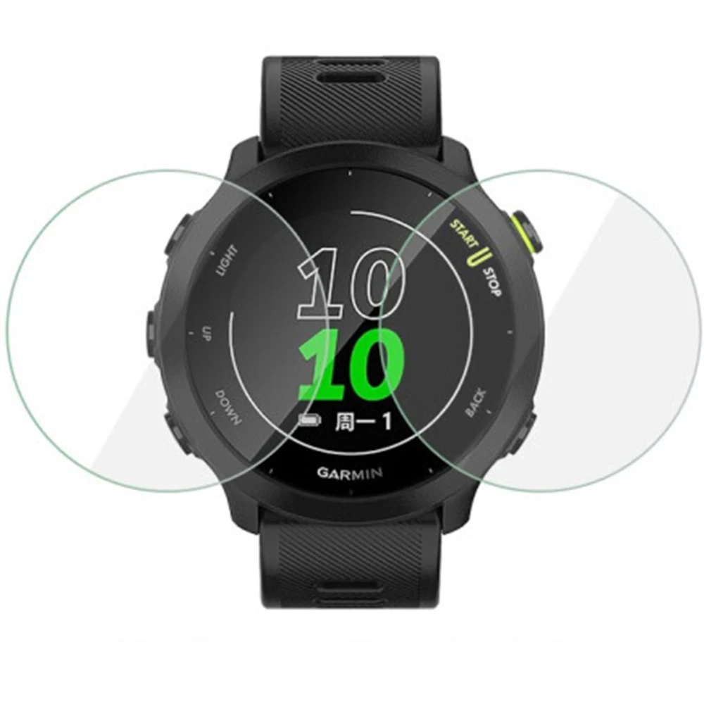 2/4/6pcs 9H Premium Tempered Glass For Garmin Forerunner 158/55 Screen HD/Scratch Resistant Protector Film Accessories