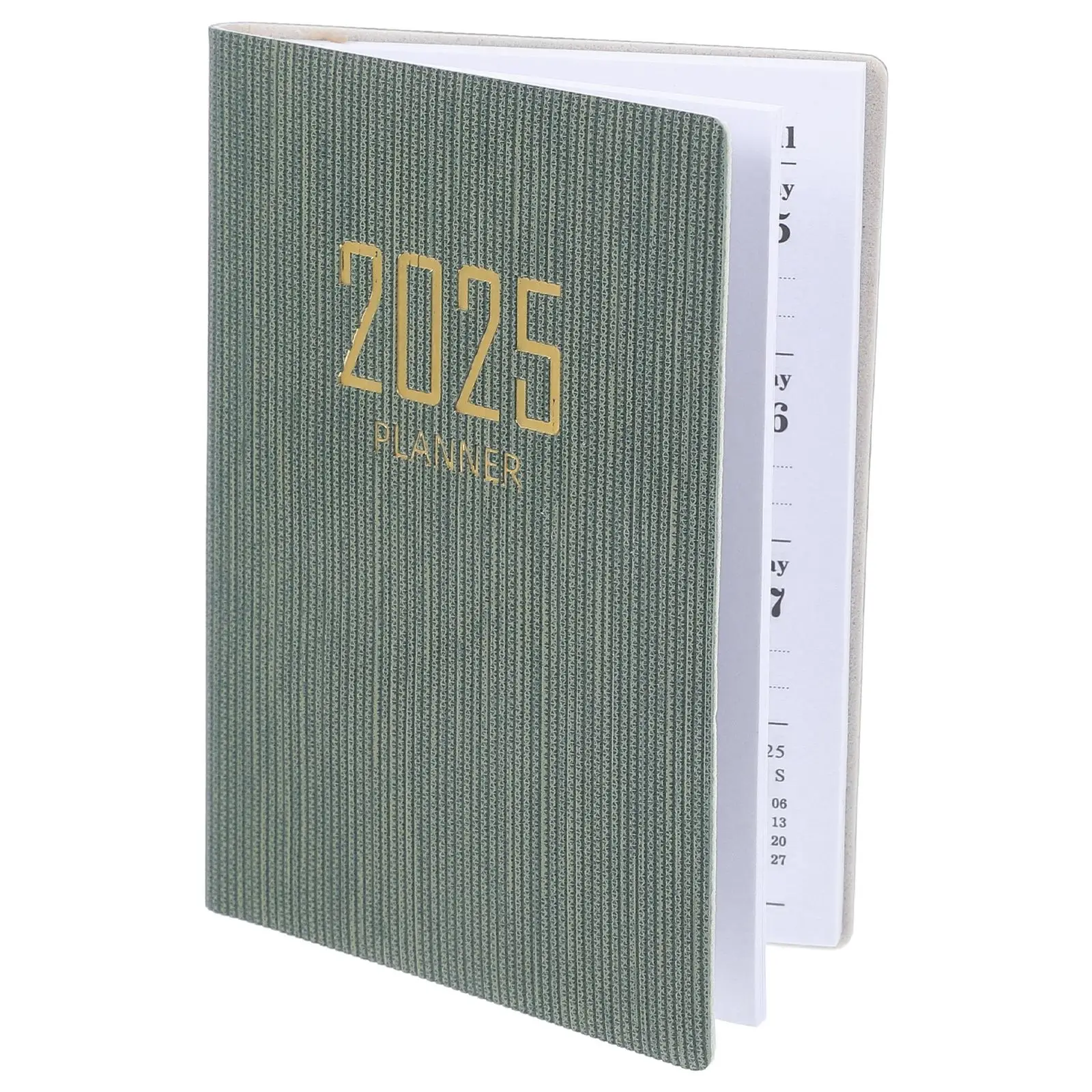 

2025 Daily Planners A7 Schedule Notebooks with index Cover 365 Days Calendar Journal School Office Supplies Agenda