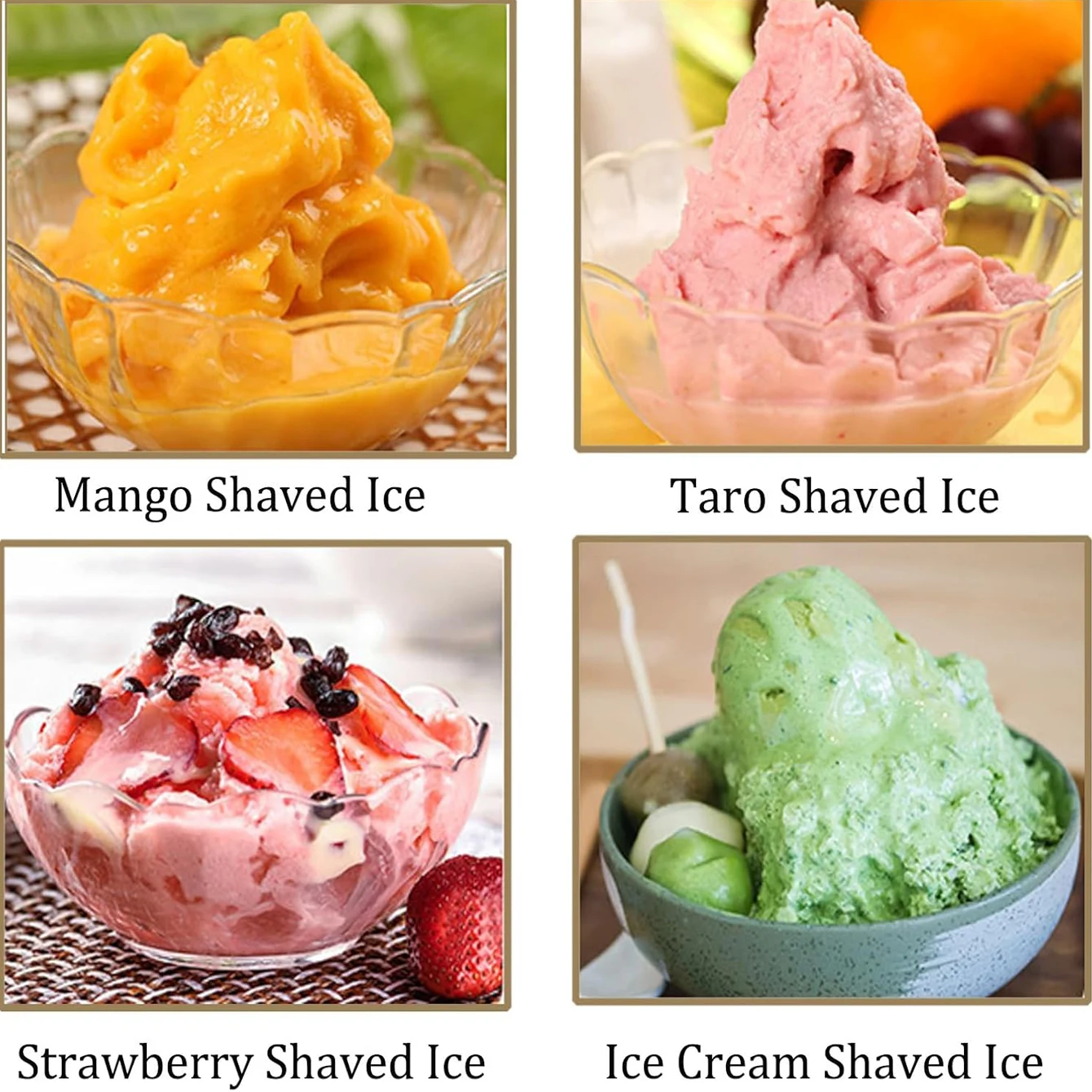 手動式かき氷機 - 家庭用ポータブルかき氷器、スラッシー＆かき氷メーカー - パーティーに最適