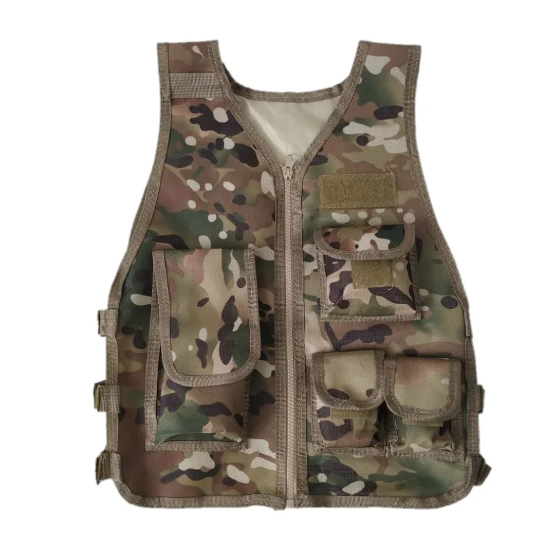 Camouflage Children\'s Clothing To Eat Chicken Army Fans Outdoor PUBG Children\'s Vest Third Level Armor Clothing Tactical Vest