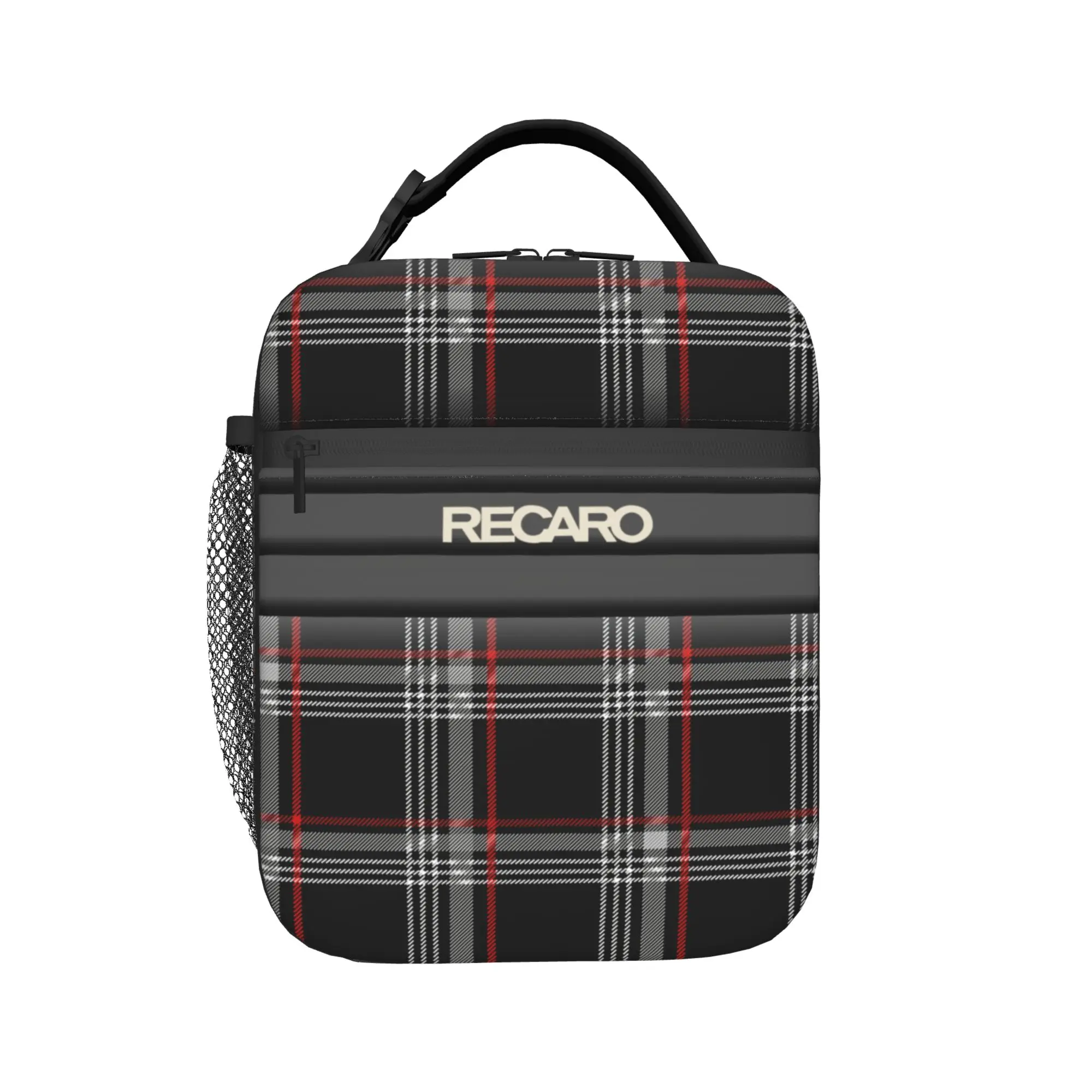 Custom Recaros Print Insulated Lunch Bag for Women Men Leakproof  Thermal Cooler Lunch Tote School