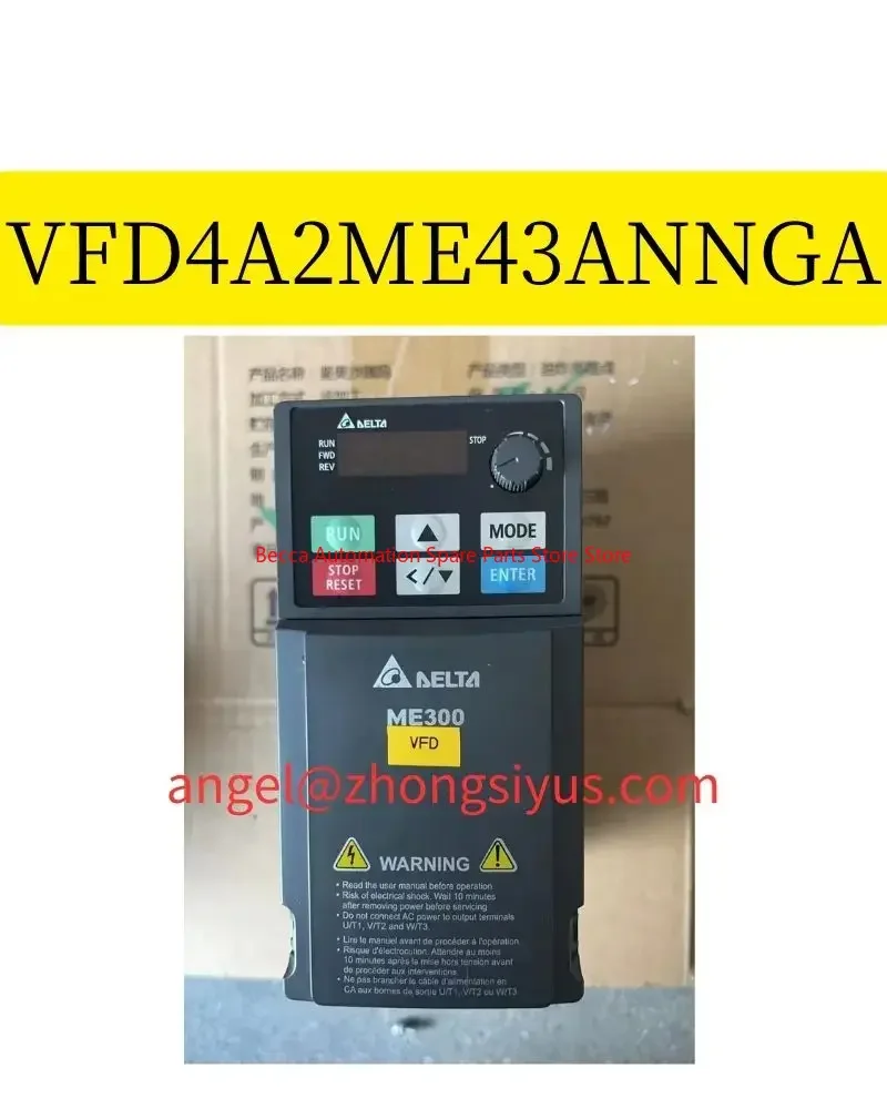 

VFD4A2ME43ANNGA Used Delta Inverter 1.5kW 380V Operation Function OK