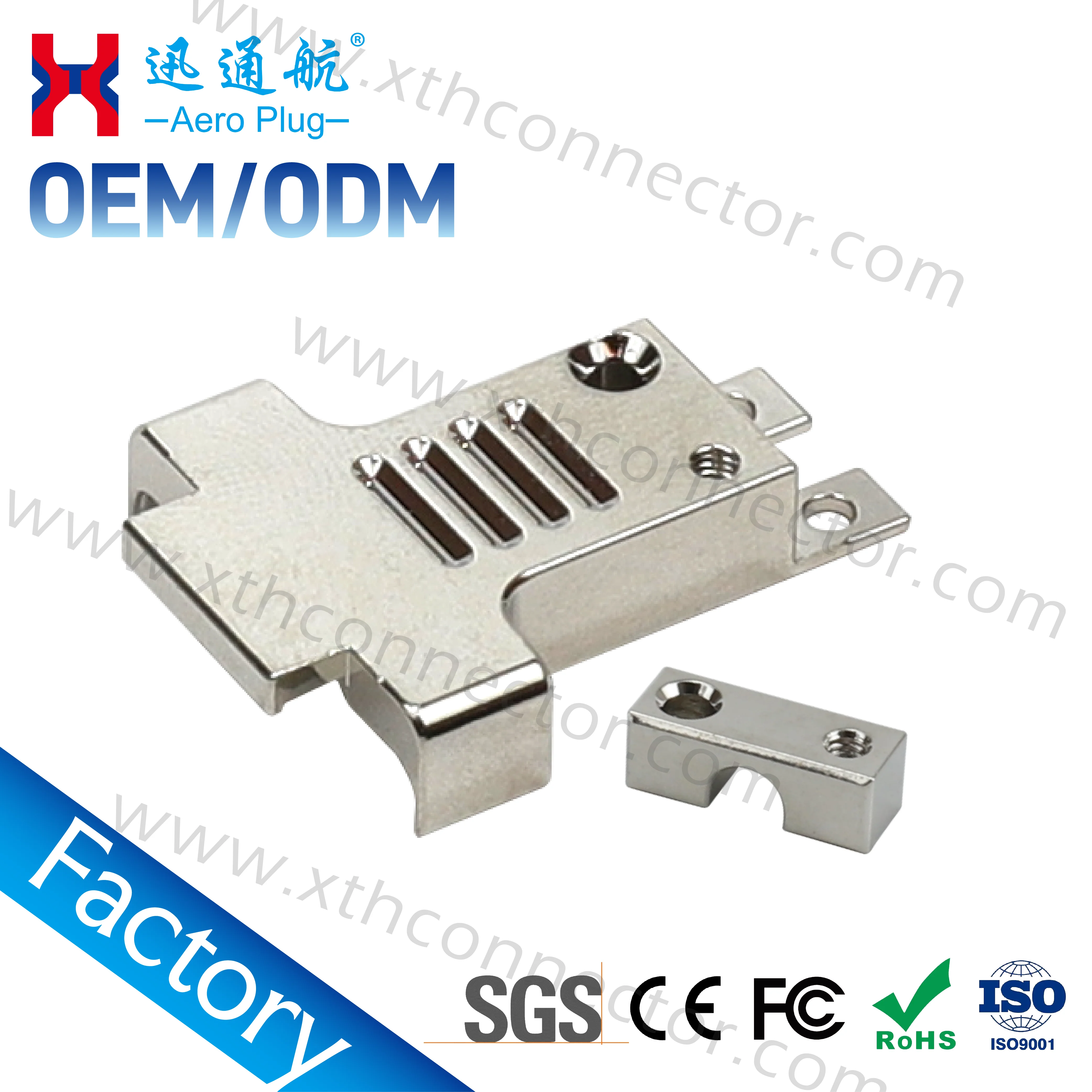 J30J-9A3 15A3 Micro-D Rectangular Connector Metal Shell Cable Clamp A3