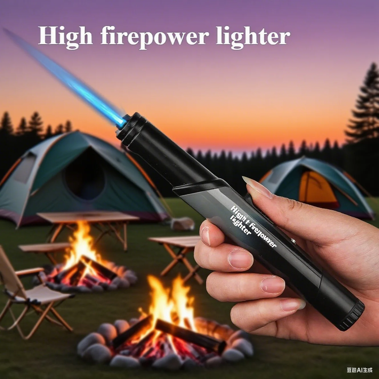 

Outdoor Camping Windproof Igniter Portable Butane Gas Lighter Adjustable Firepower BBQ Flamethrower Welding Tool Torch Lighters