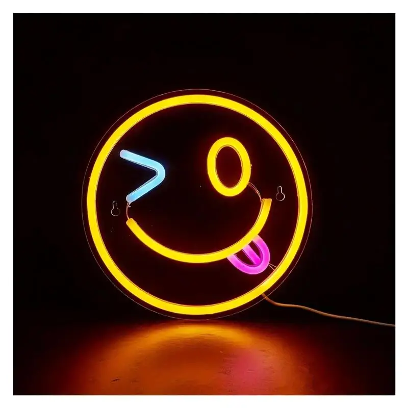smile-faces-neon-sign-usb-powered-dimmable-light-for-bedroom-party-decor-225cm×225cm