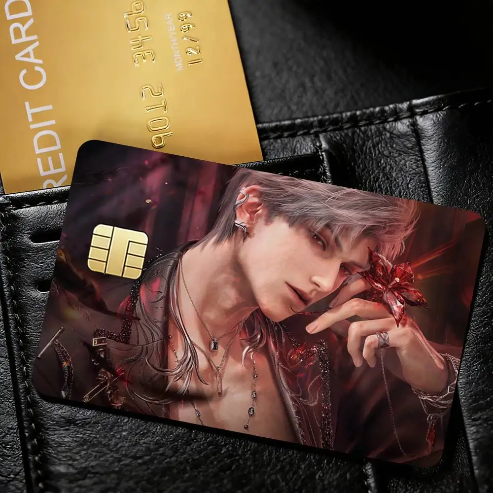 L-Love and D-Deepspace Q Version X-Xavier Z-Zaynie S-Sylus Rafayel Sticker Decoration Bank Card Bus Metro Waterproof Sticker