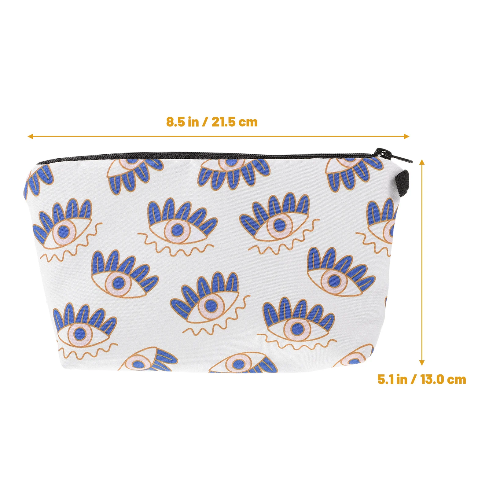 Mała wodoodporna kosmetyczka z motywem oka proroka, podróżna saszetka na zamek błyskawiczny, przenośny organizer na kosmetyki, portmonetka, kosmetyczka dla kobiet na zewnątrz.