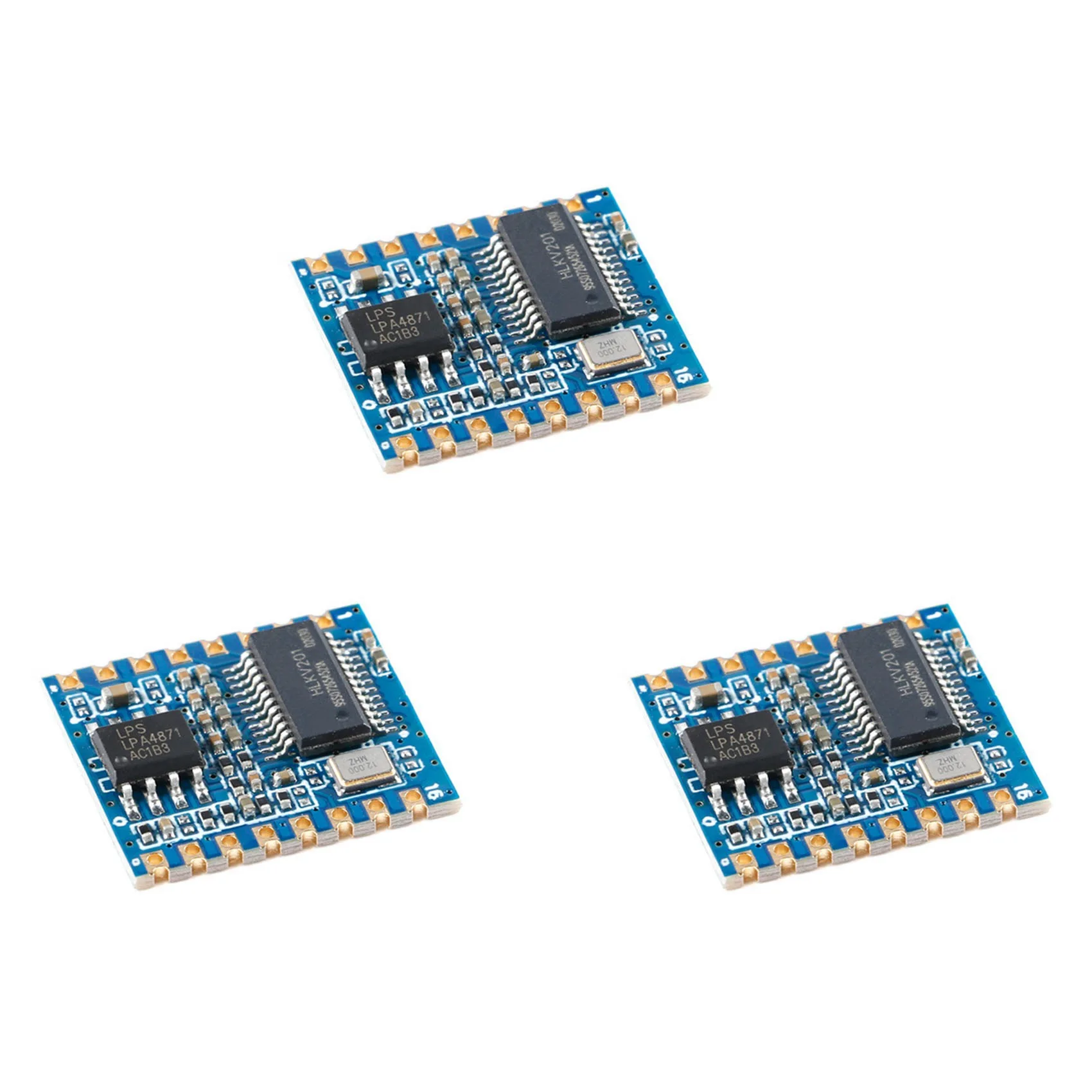 SQPP-3X Hi-Link/HLK-V20 Smart Voice Recognition โมดูลควบคุมโมดูลพอร์ตอนุกรม Dual-Mode DIY