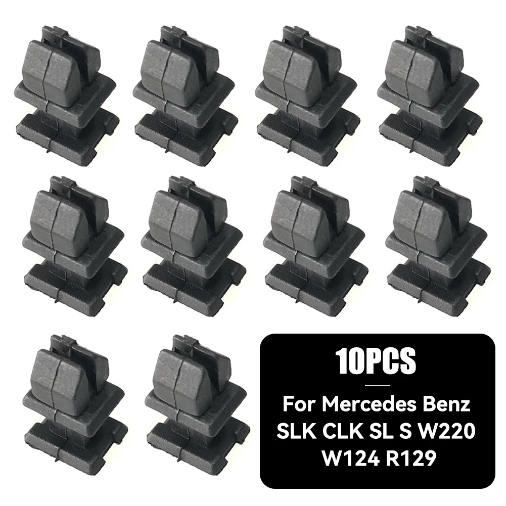 10Pcs Car Trunk Door Panel Clip Push Retainer Body Panel Rivets For Mercedes-Benz SLK CLK SL S W124 W210 W211 W140 C215 W220