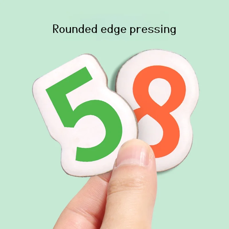 Magnetyczna książka edukacyjna: Układaj przedmioty, aby ćwiczyć dodawanie, odejmowanie i rozpoznawanie liczb — dzieci odkrywają przyjemność nauki.