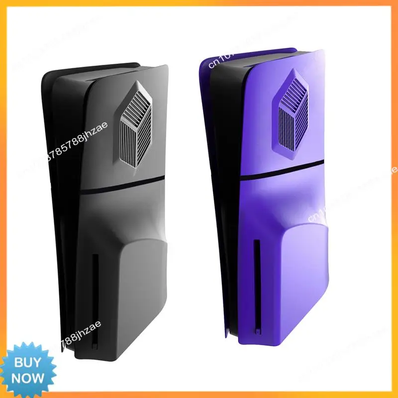 A10R Face Plates For PS5 Slim Disc Edition Console Cover Faceplate Cooling Vents Side Panel Skin Shell Game Parts -A