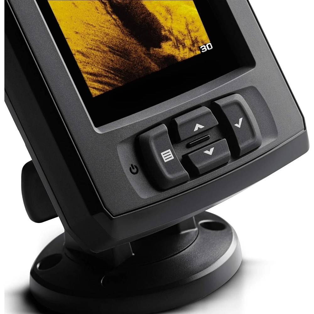 Portable Fish Finder Depth Sonar Transducer with Down Imaging LCD Display