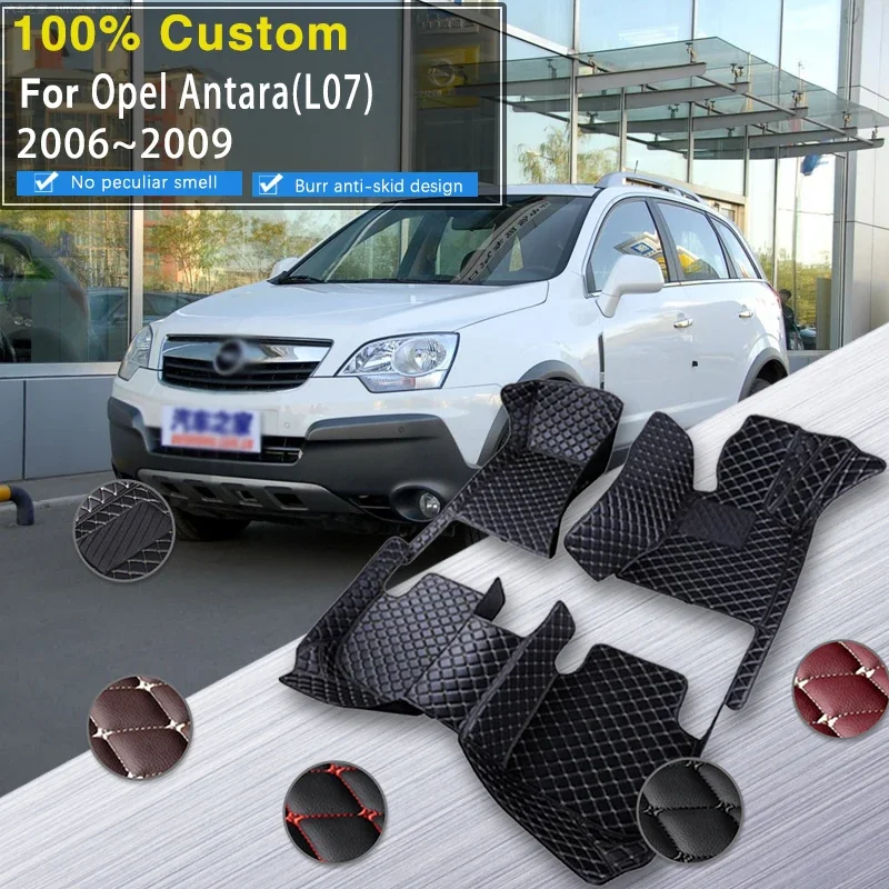 

Качественный автомобильный коврик для Opel Vauxhall Antara L07 2006 2007 2008 2009, водонепроницаемый Tapete Para Automóvil, автомобильный коврик, автомобильные аксессуары
