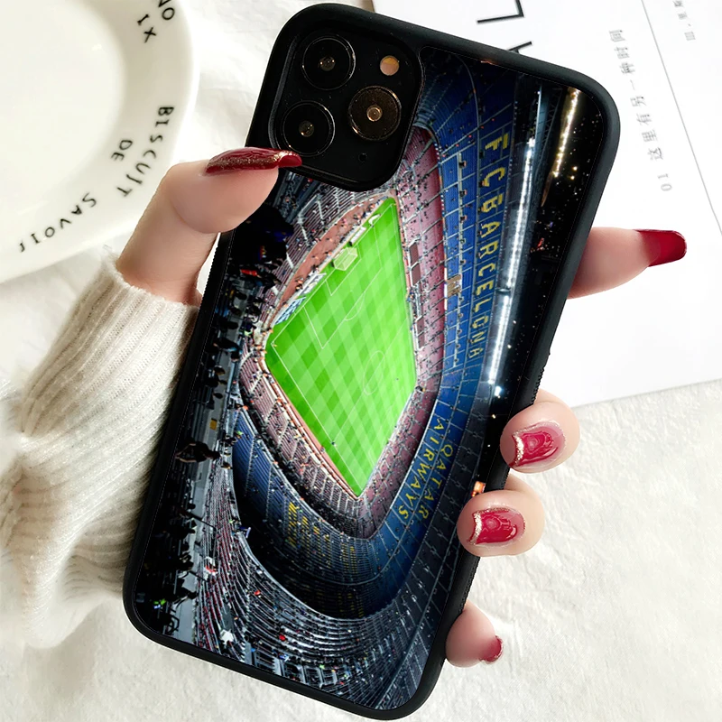 5 5S SE 2020 Phone Cover Case for iPhone 6 6S 7 8 PLUS X XS XR 11 12 13 MINI 14 PRO MAX Rubber  Barcelona Spain Estadio Camp Nou