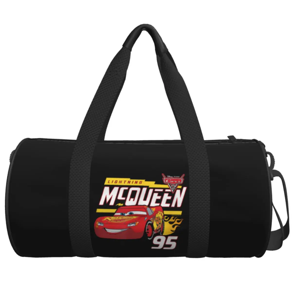 

Lightning McQueen 95 Travel Bag Casual Gym Bag Men's Custom Large Vintage Sports Fitness BagsWaterproof Handbags