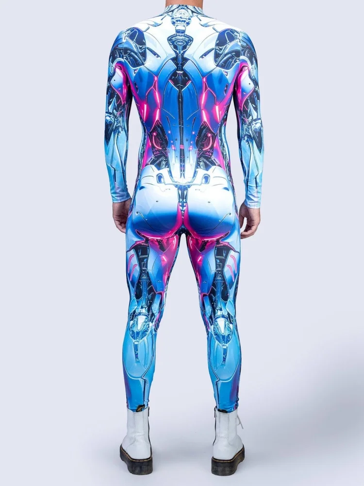 Ghost In The Shell Kostüm Paar Party Team Rollenspiel Karneval Outfit Aufführungen Jumpsuit Cosplay Bühnen-Bodysuit – Detail 7