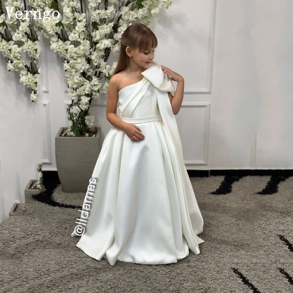 verngo-robe-mini-en-satin-ivoire-pour-fille-a-fleurs-Epaule-unique-coupe-trapeze-robe-de-bal-de-mariage-ou-de-fete-pour-enfant-avec-traine-courte-personnalisable