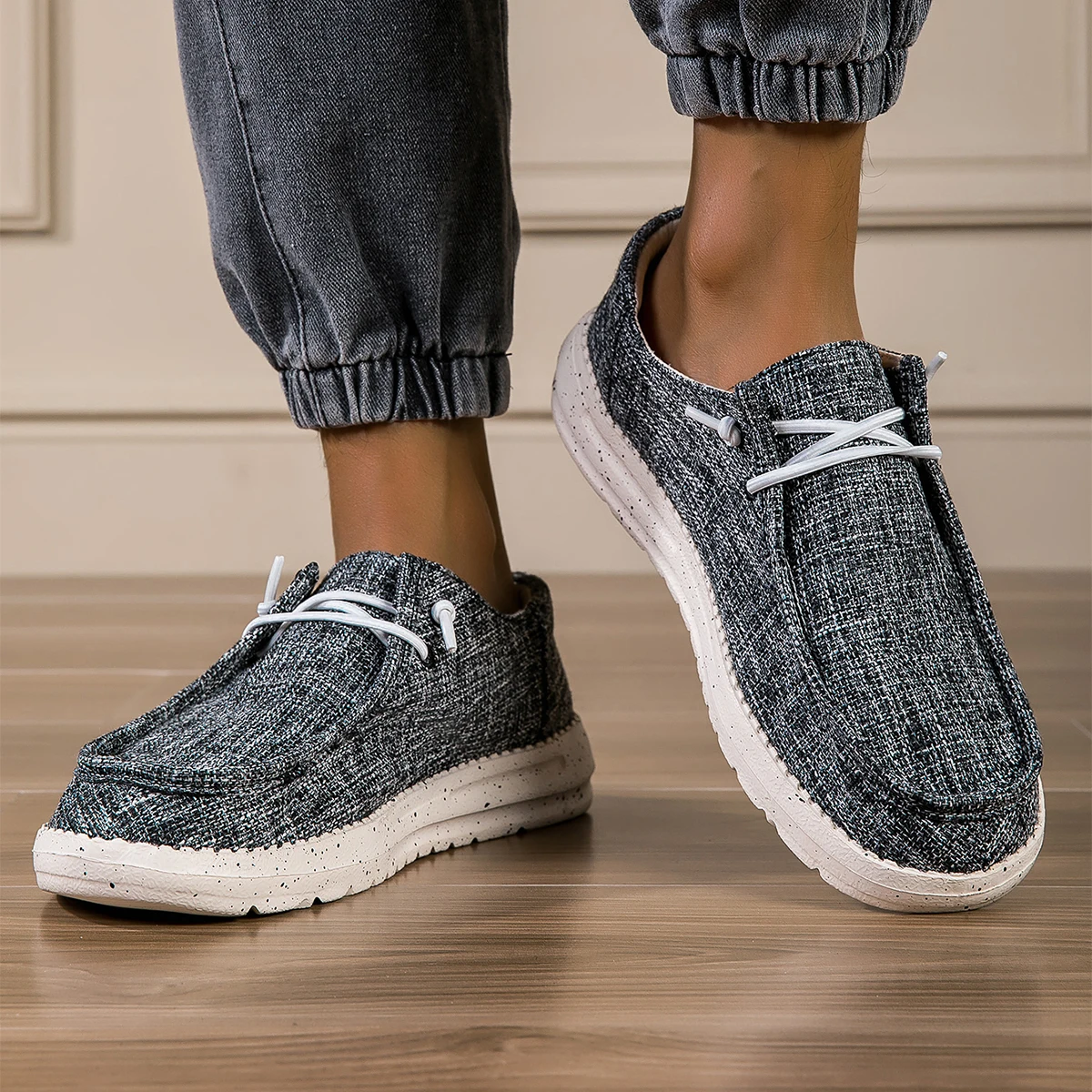 Lightweight Casual Canvas Canvass Shoes For Men Dude Shoes 2023 Big Size 47 48 49 50 Alpargatas Hombre Dropshipping