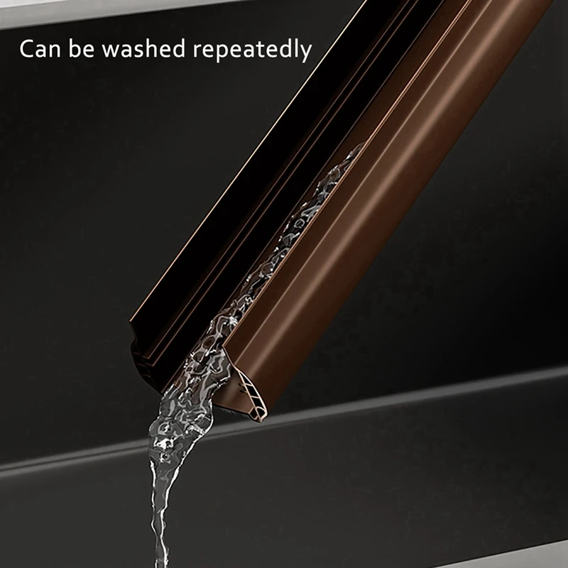 PVC Door Bottom Seal Strip Adhesive Sweep Draft Stopper Home Bedroom Seal Noise Insulation Stripping Draft Guard Sealing Strip