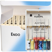 10 Packs/Box 21/25/31mm 15-40 Dental K-FLEXOFILE Flexibility Endo Root Canal K Files SSt Hand Use Dentist Endodontic Instruments