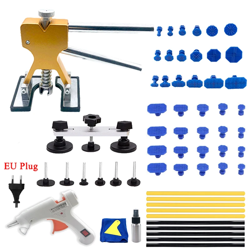 Narzędzie do naprawy ściągacz wgnieceń samochodu zestaw bezlakierowe usuwanie wgnieceń zawieszenie mostka do samodzielnego narzędzie warsztatowe 18