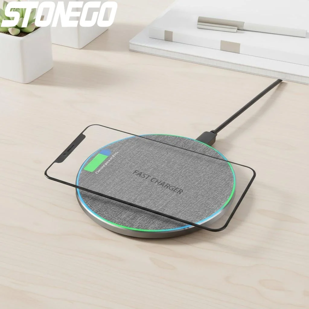 

Высокоскоростное беспроводное зарядное устройство 10 Вт для iPhone, Samsung, Huawei, Xiaomi, Ulefone, Doogee: Быстрая зарядная панель для смартфонов