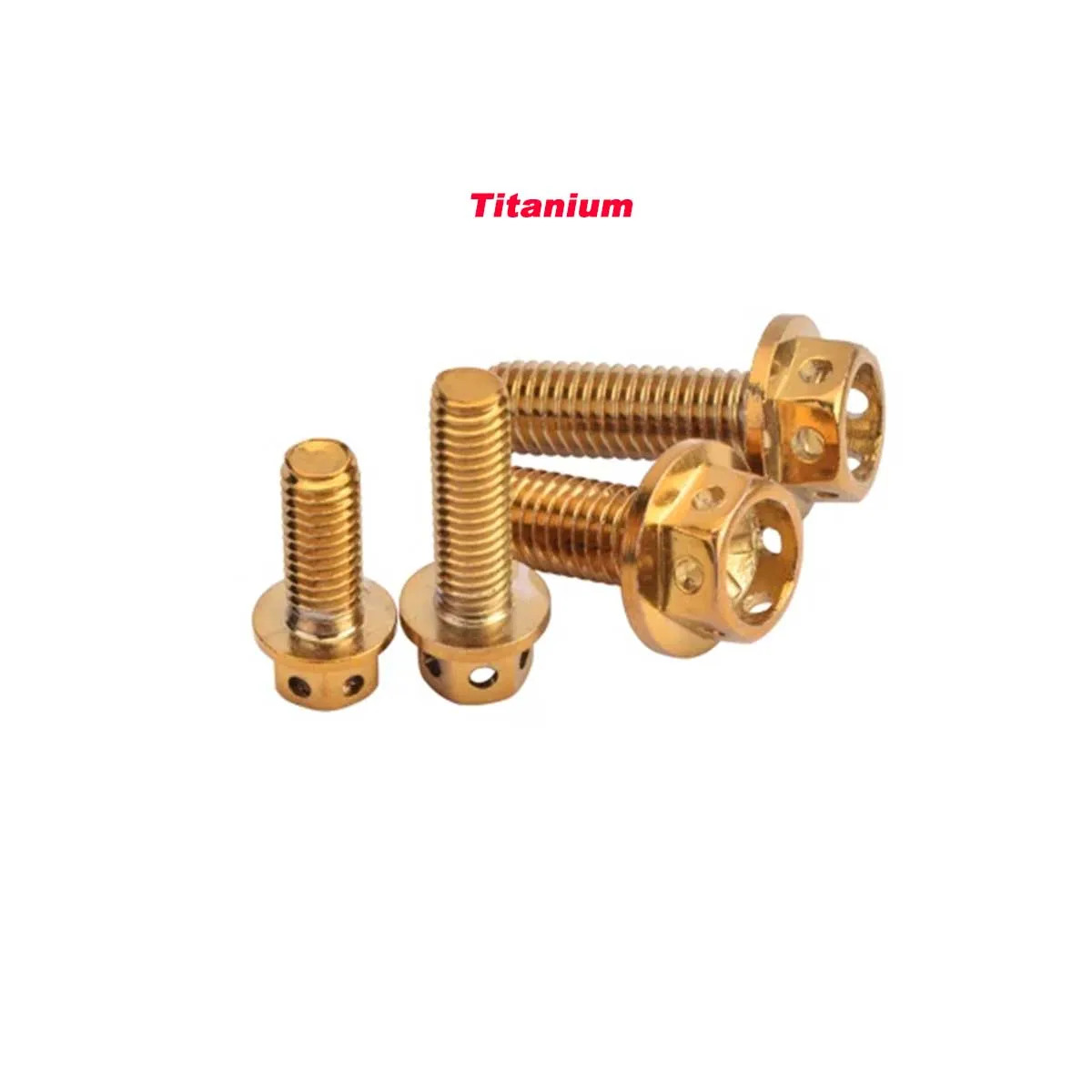 M4 M5 M6 M8 M10 304 Viti a esagono incassato esagonale Acciaio legato Placcatura in titanio Vite in oro