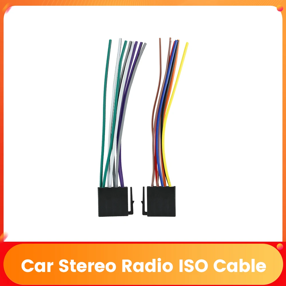 Universal ABS ISO Kabel Adapter Stecker Auf Buchse Kabelbaum Für Auto Stereo Auto Radio Navigation Zubehör