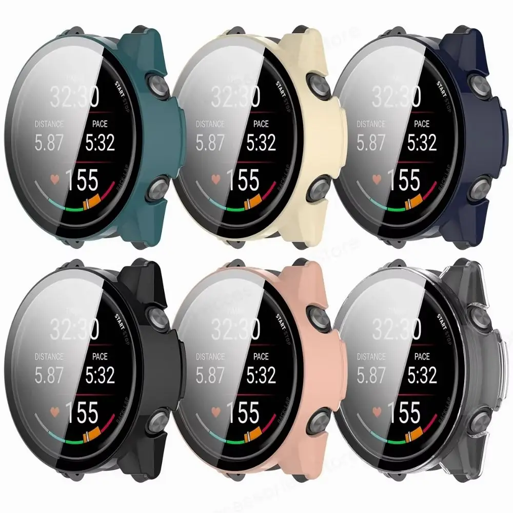 

Закаленный защитный чехол для ПК + защита от царапин, полное покрытие, защитная пленка для экрана, ультра-HD-бампер, чехол для Garmin Forerunner 970