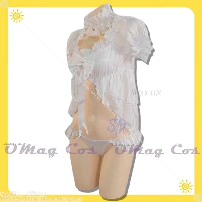 

GODDESS OF VICTORY: NIKKE Dorothy Cosplay Costume 코스프레 Sexy White Lace Bikini Summer Jirai Kei Halloween