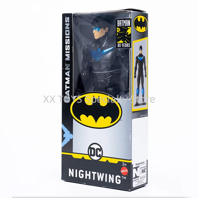 Batman Missions Joker Robin Nightwing DC 6 Inch Action Figures Batman Dark Suit Figures Children's Collectible Models Toys